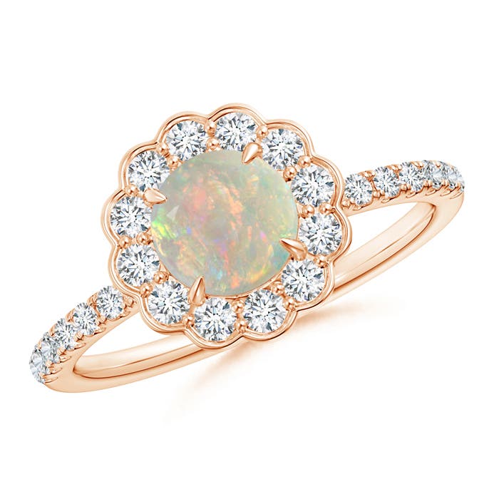 AAAA - Opal / 1.02 CT / 14 KT Rose Gold