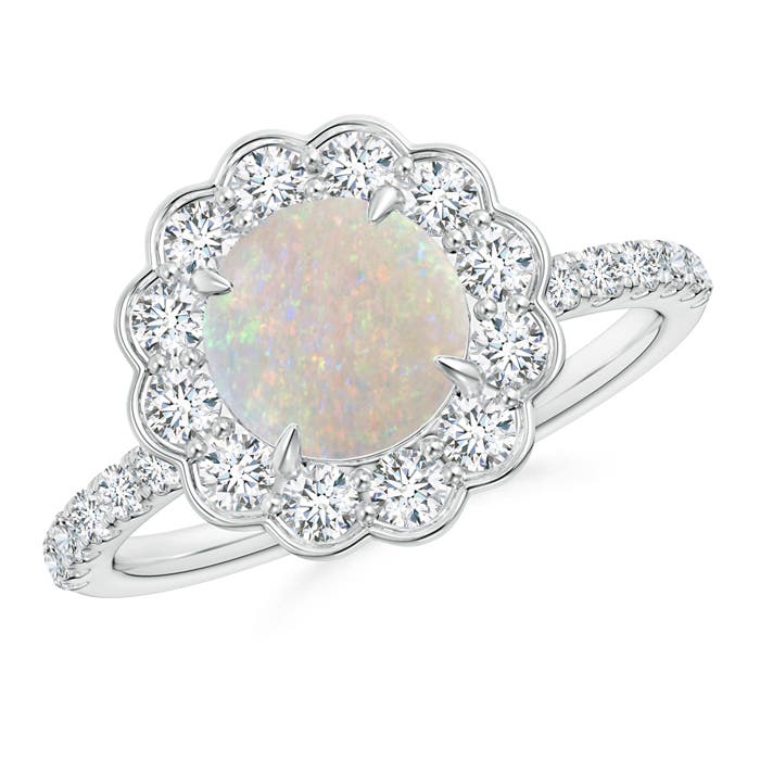 AA - Opal / 1.41 CT / 14 KT White Gold