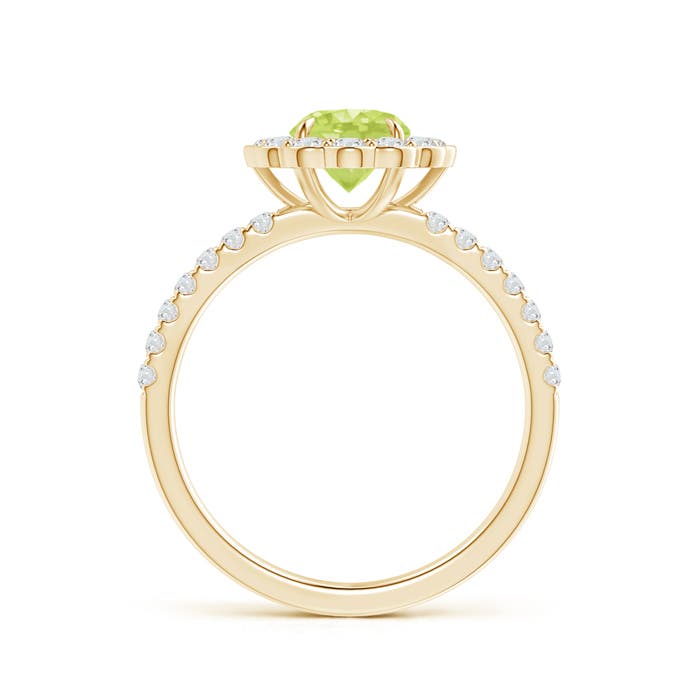 A - Peridot / 1.47 CT / 14 KT Yellow Gold