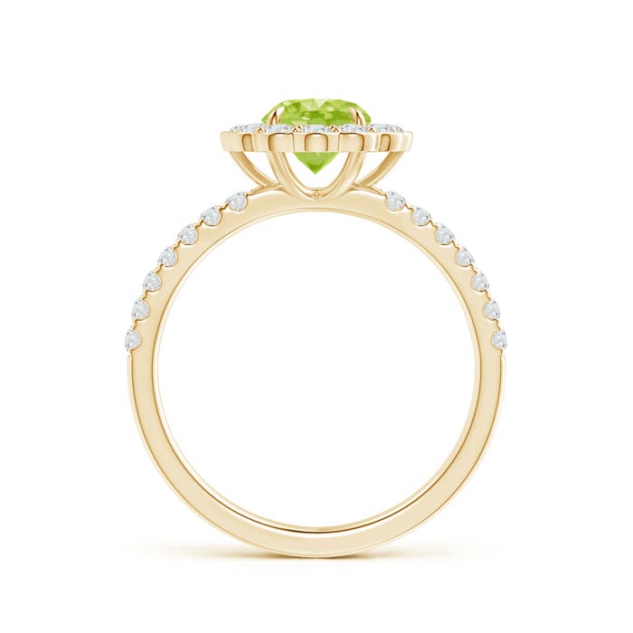 AA - Peridot / 1.47 CT / 14 KT Yellow Gold