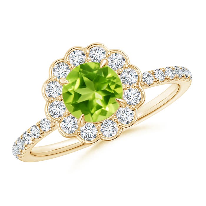 AAA - Peridot / 1.47 CT / 14 KT Yellow Gold