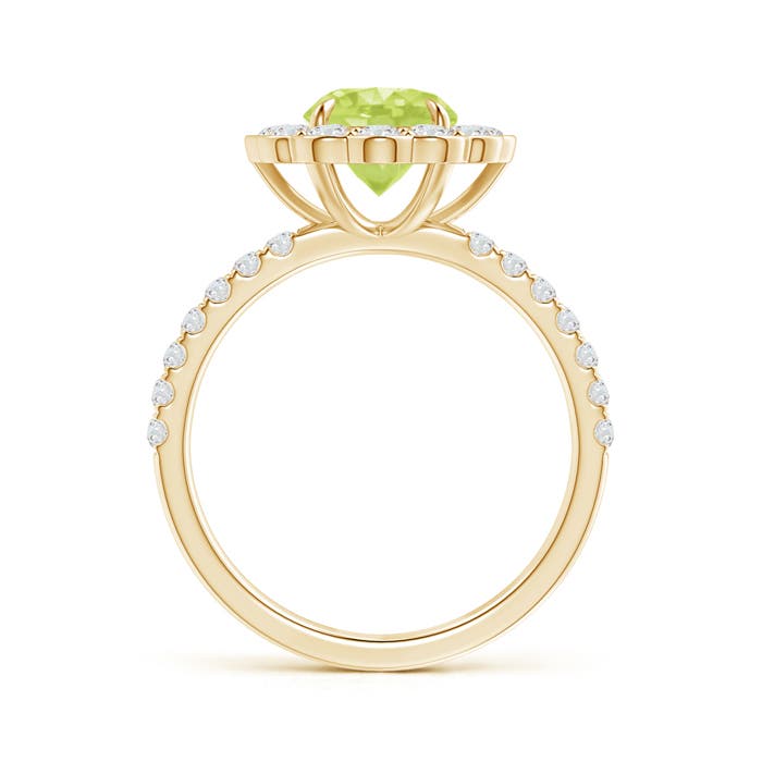 A - Peridot / 2.06 CT / 14 KT Yellow Gold