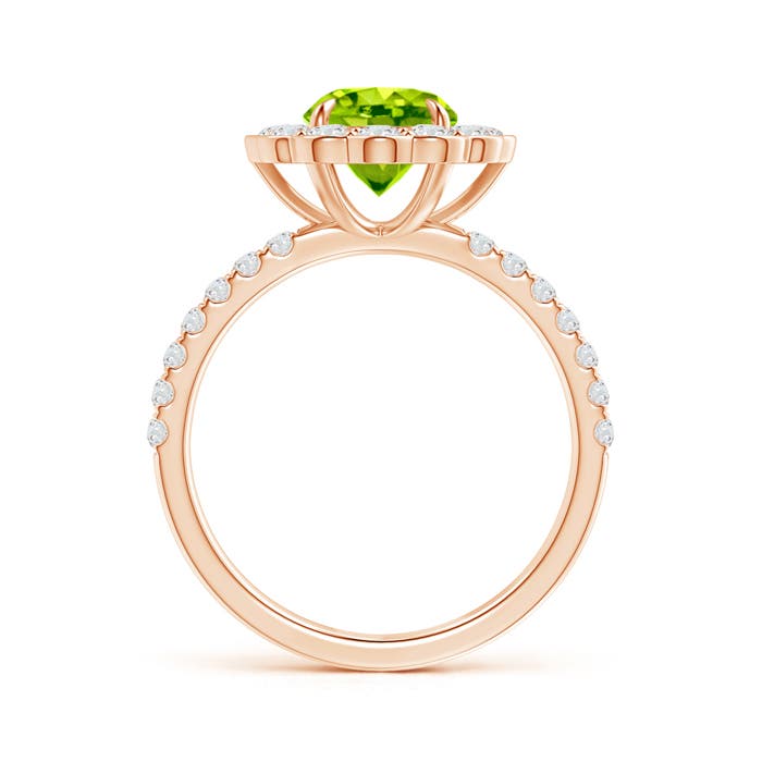 AAA - Peridot / 2.06 CT / 14 KT Rose Gold