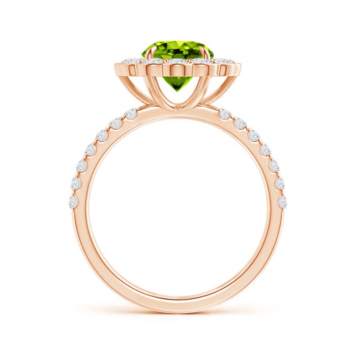 AAAA - Peridot / 2.06 CT / 14 KT Rose Gold