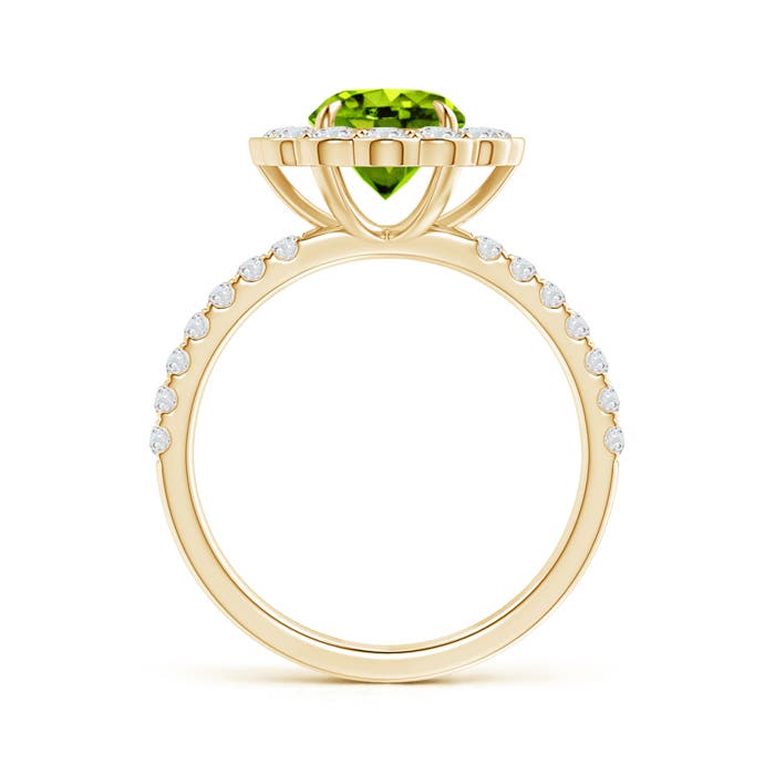 AAAA - Peridot / 2.06 CT / 14 KT Yellow Gold