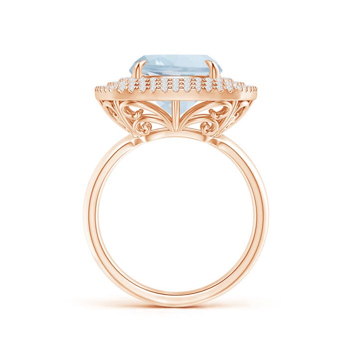 A - Aquamarine / 4.1 CT / 14 KT Rose Gold