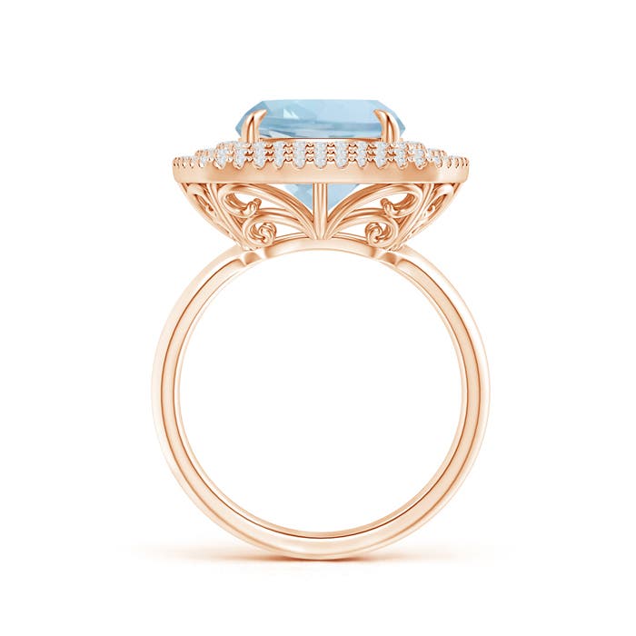 AA - Aquamarine / 4.1 CT / 14 KT Rose Gold