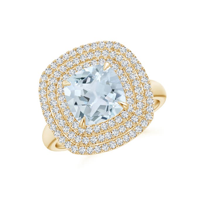 A - Aquamarine / 2.49 CT / 14 KT Yellow Gold