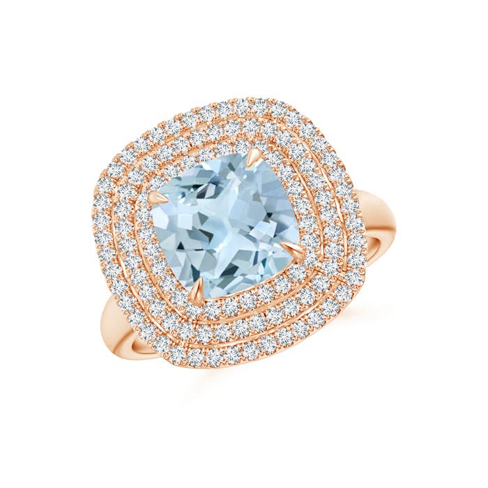 AA - Aquamarine / 2.49 CT / 14 KT Rose Gold