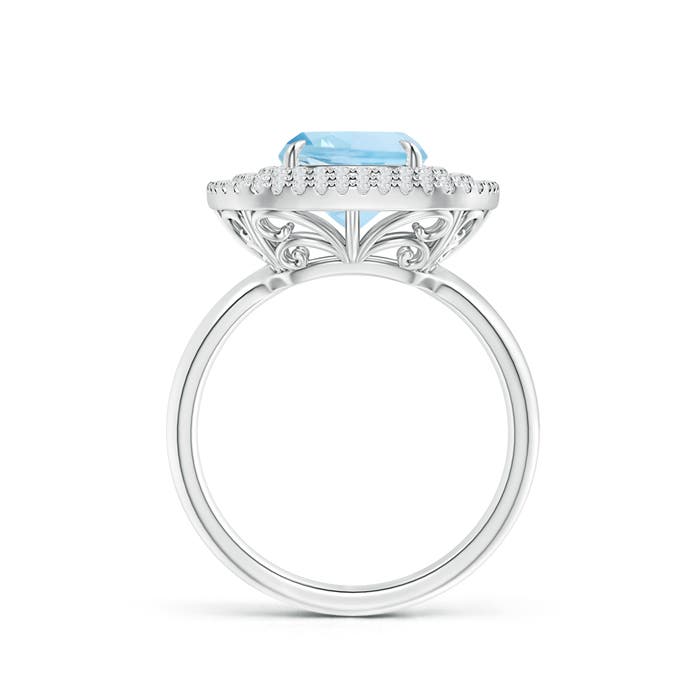 AAA - Aquamarine / 2.49 CT / 14 KT White Gold