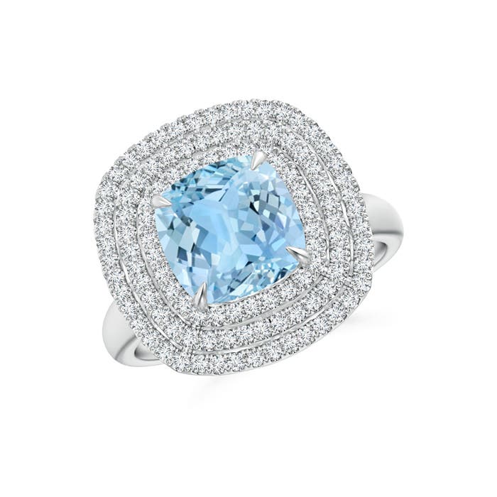 AAAA - Aquamarine / 2.49 CT / 14 KT White Gold