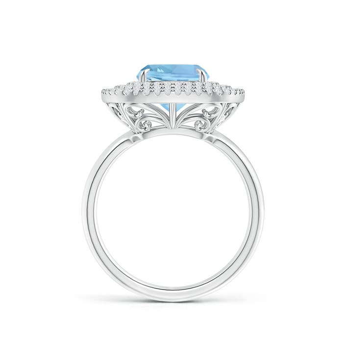 AAAA - Aquamarine / 2.49 CT / 14 KT White Gold