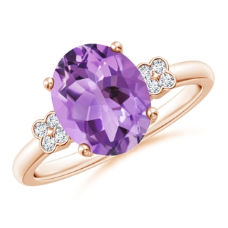 Oval A Amethyst