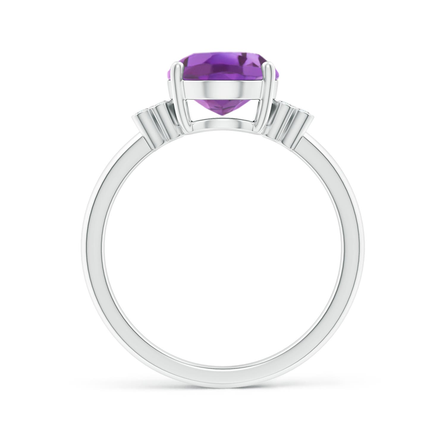 A- Amethyst / 2.36 CT / 14 KT White Gold