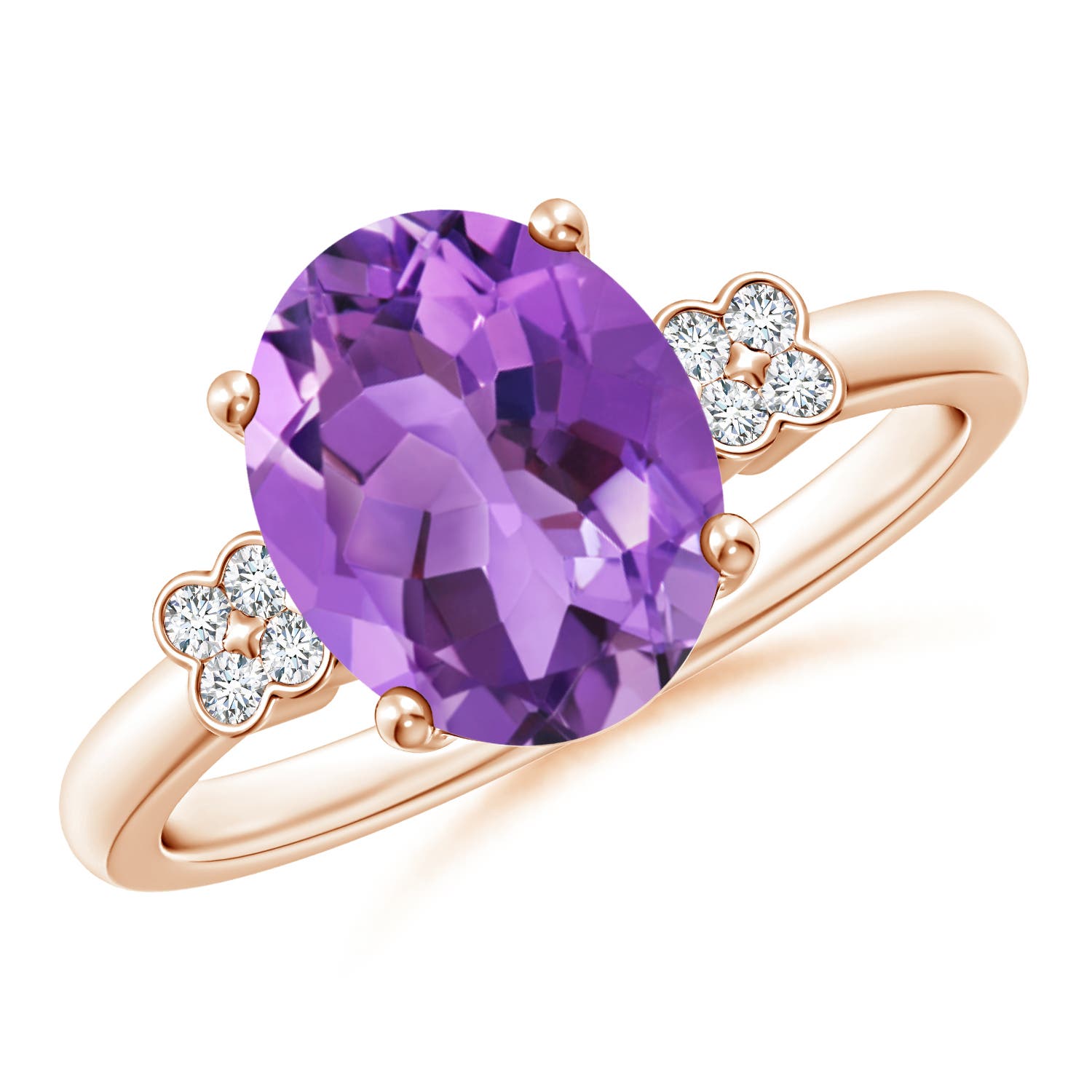 AA - Amethyst / 2.36 CT / 14 KT Rose Gold