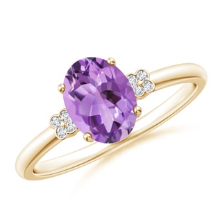 Oval A Amethyst