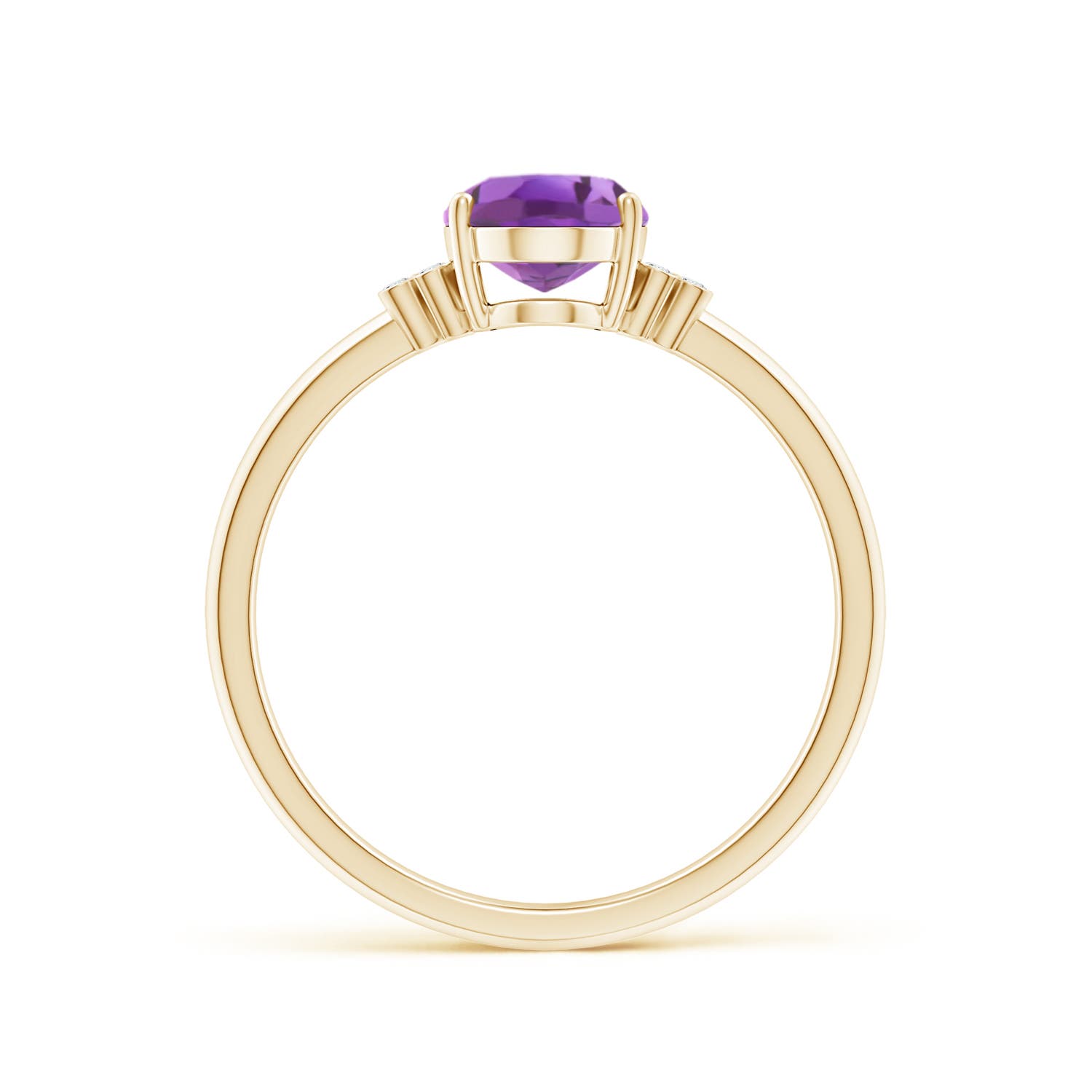 A- Amethyst / 1.2 CT / 14 KT Yellow Gold