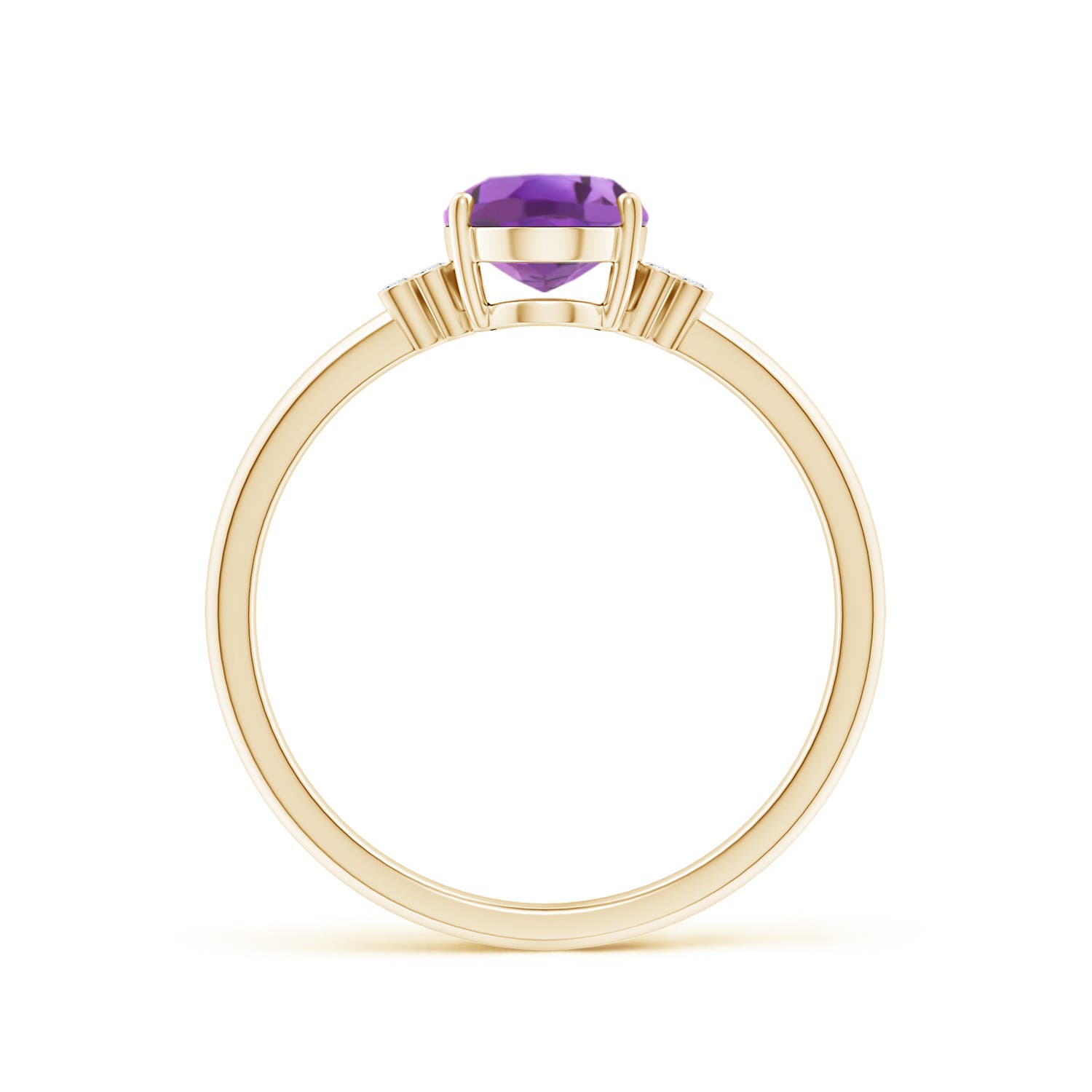 A - Amethyst / 1.2 CT / 14 KT Yellow Gold