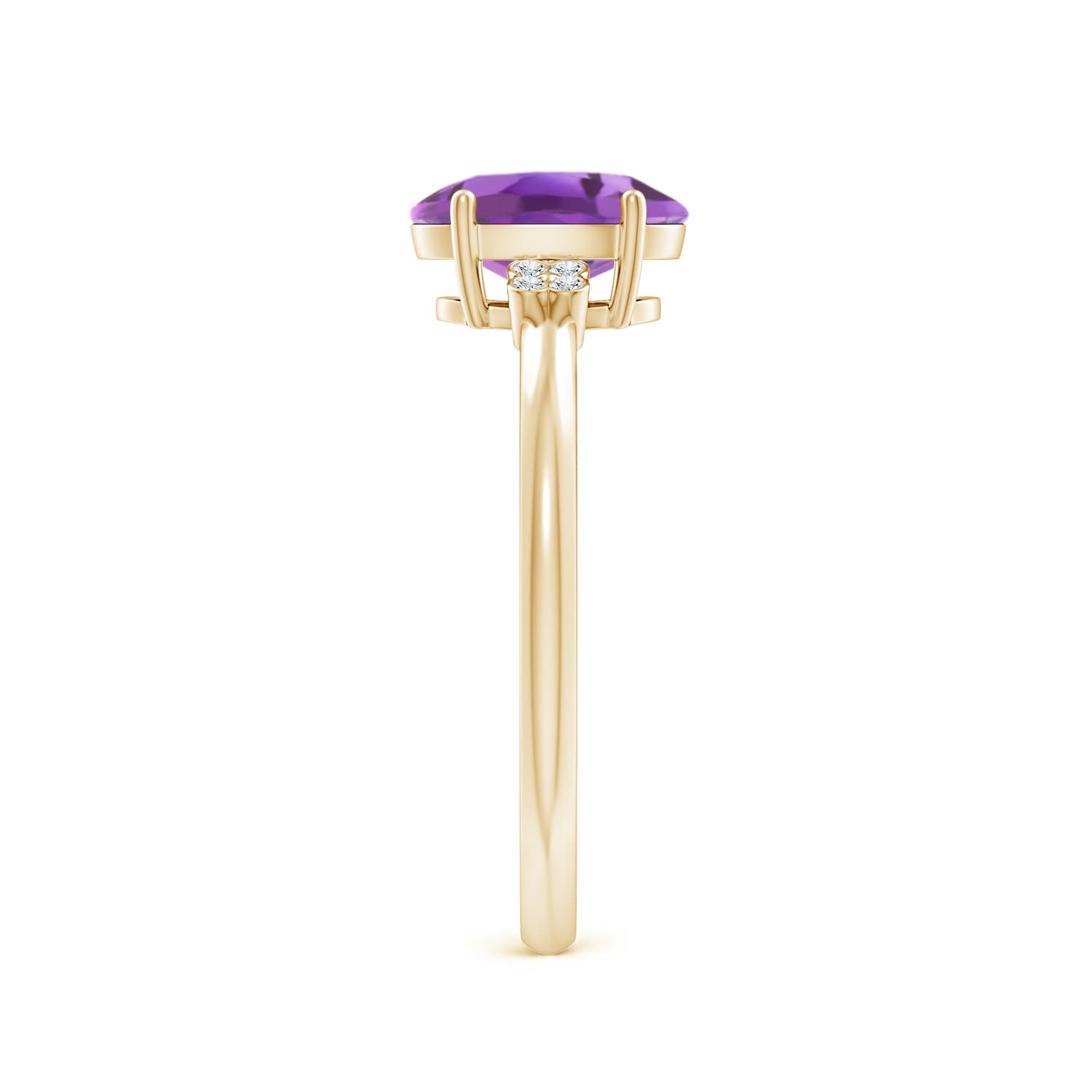 A- Amethyst / 1.2 CT / 14 KT Yellow Gold