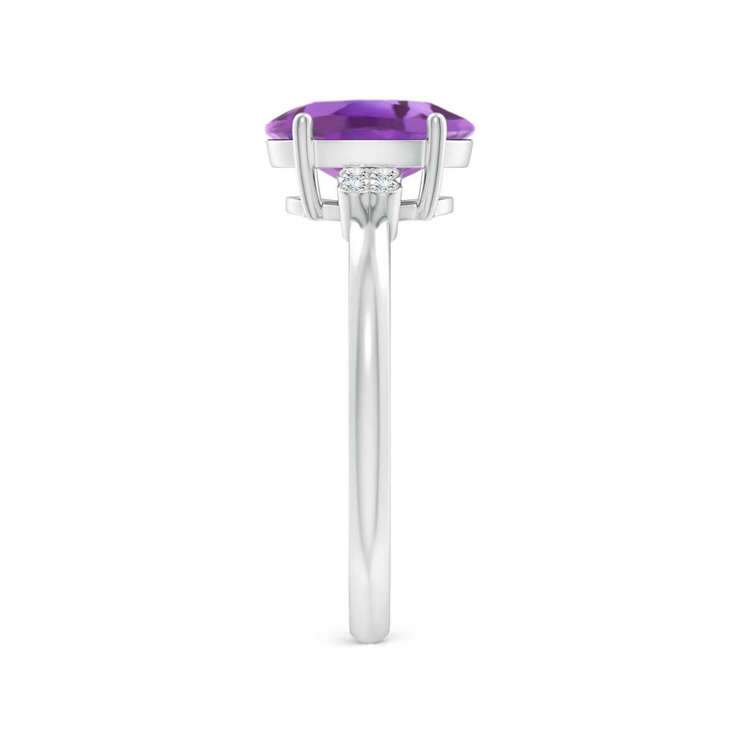 A- Amethyst / 1.66 CT / 14 KT White Gold