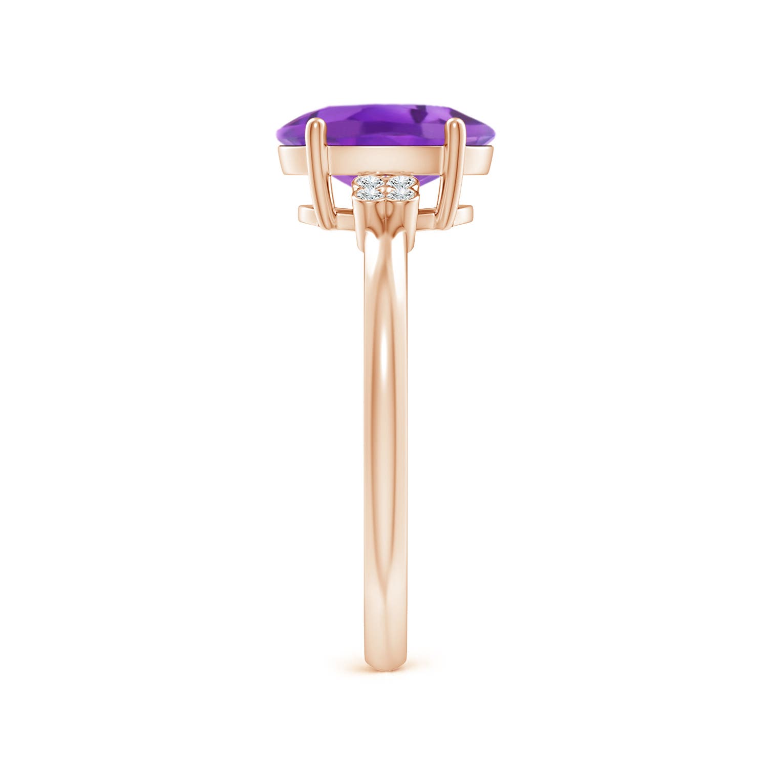 AA- Amethyst / 1.66 CT / 14 KT Rose Gold