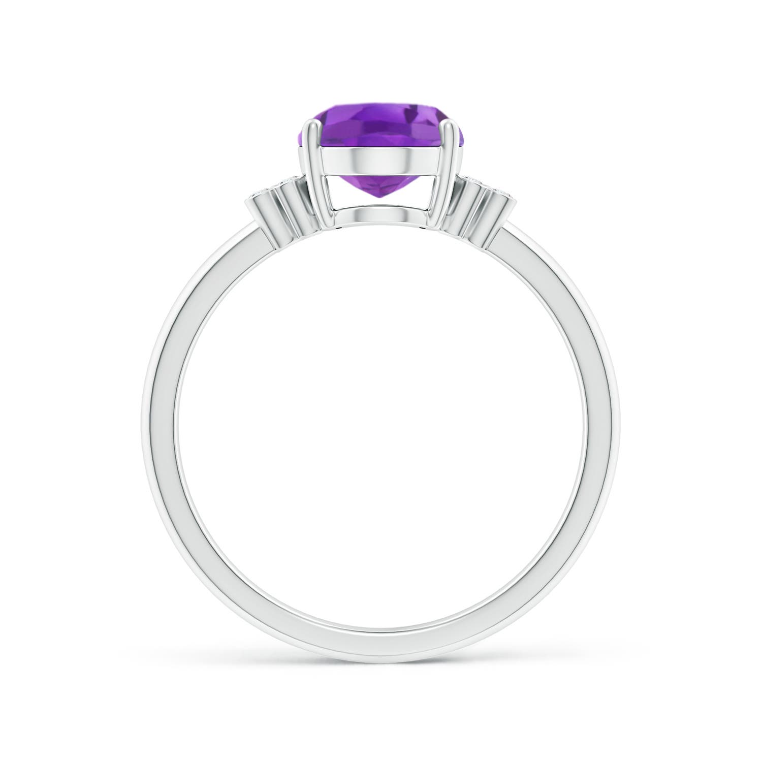 AA- Amethyst / 1.66 CT / 14 KT White Gold