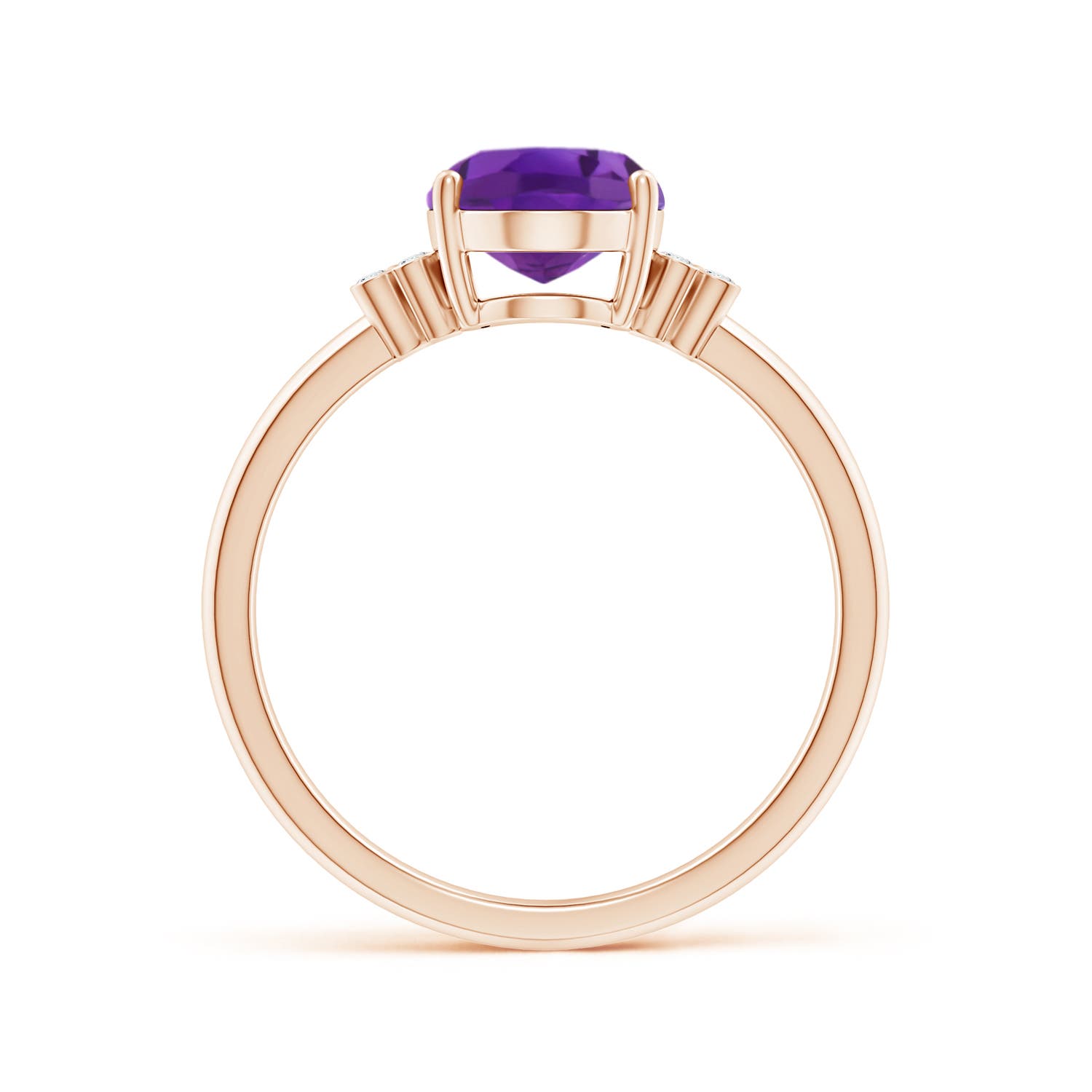AAA - Amethyst / 1.66 CT / 14 KT Rose Gold