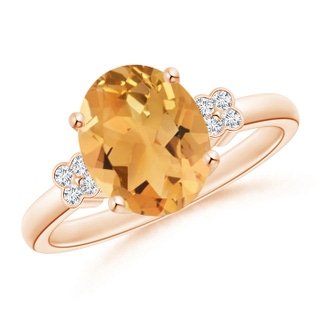 Oval A Citrine