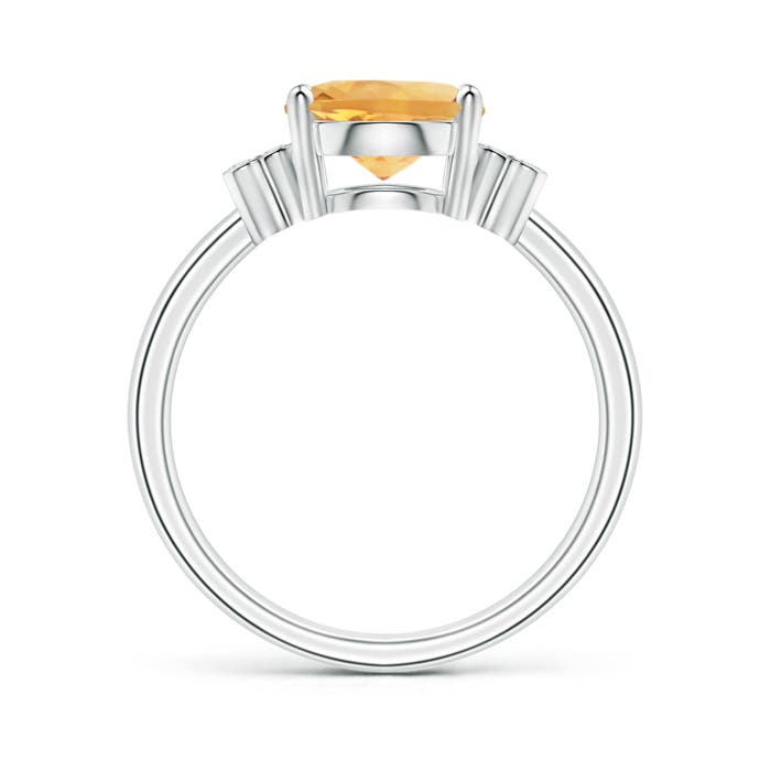 A - Citrine / 2.58 CT / 14 KT White Gold