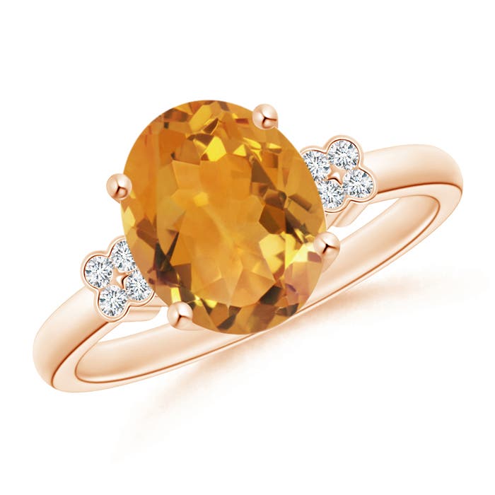 AA - Citrine / 2.58 CT / 14 KT Rose Gold