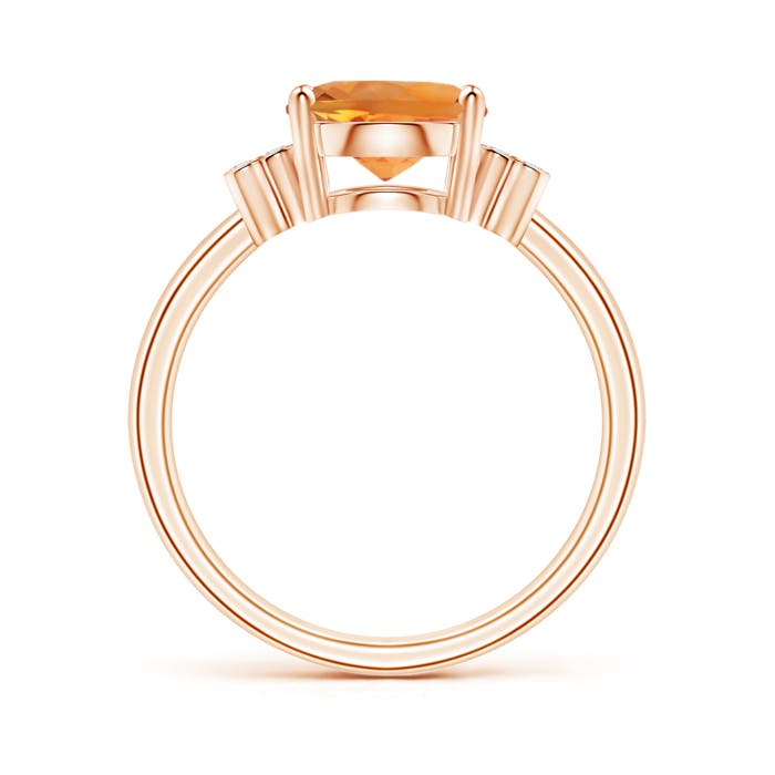 AAA - Citrine / 2.58 CT / 14 KT Rose Gold