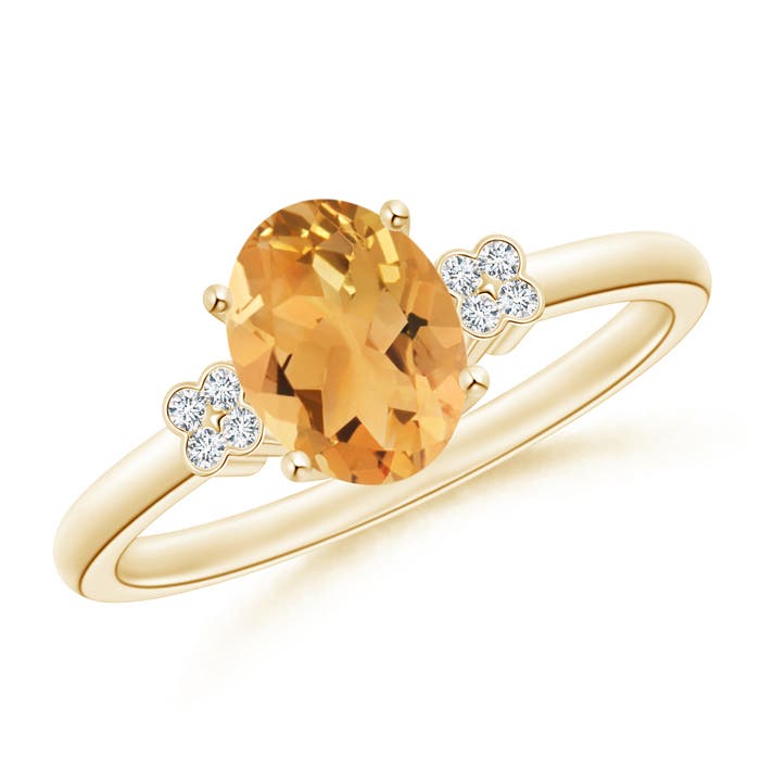 A - Citrine / 1.15 CT / 14 KT Yellow Gold