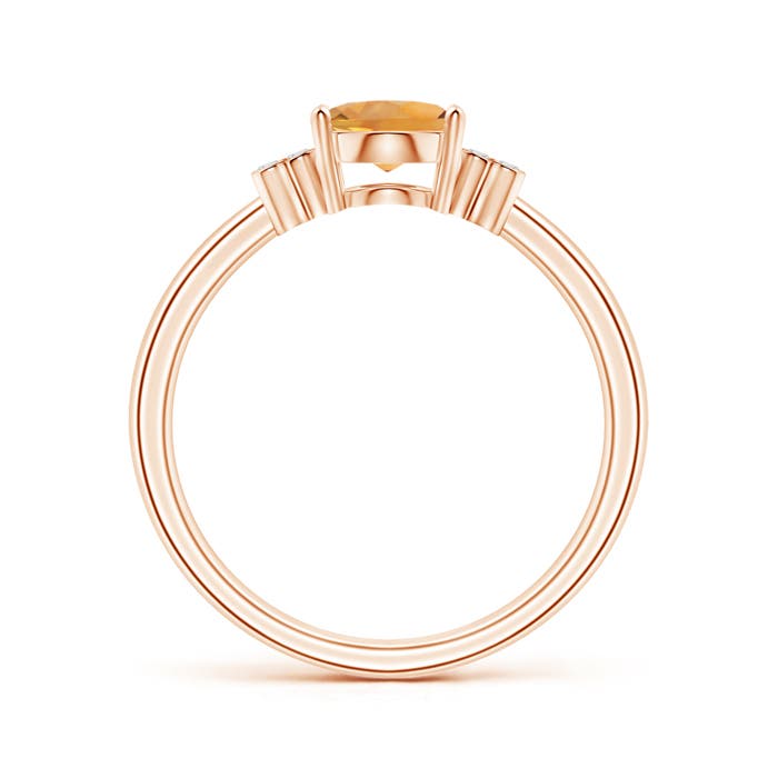 AA - Citrine / 1.15 CT / 14 KT Rose Gold