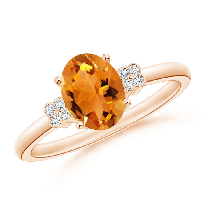 AAA - Citrine / 1.15 CT / 14 KT Rose Gold