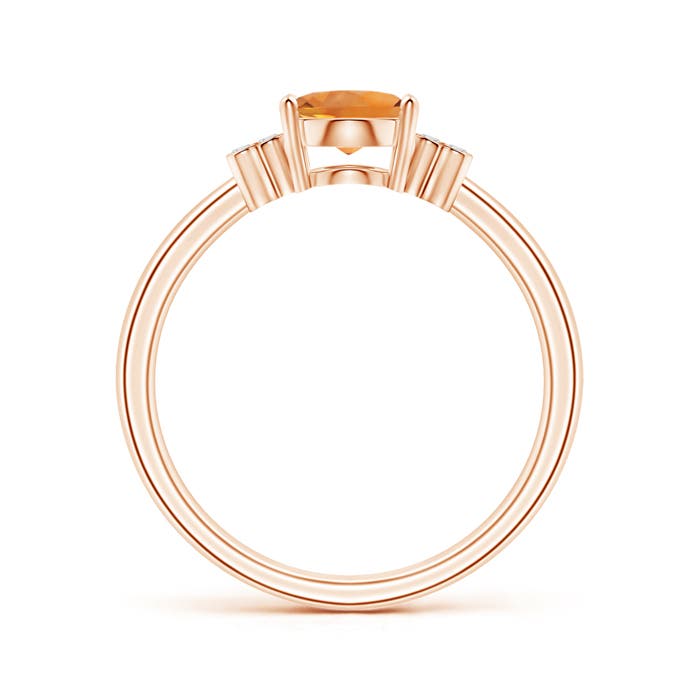 AAA - Citrine / 1.15 CT / 14 KT Rose Gold