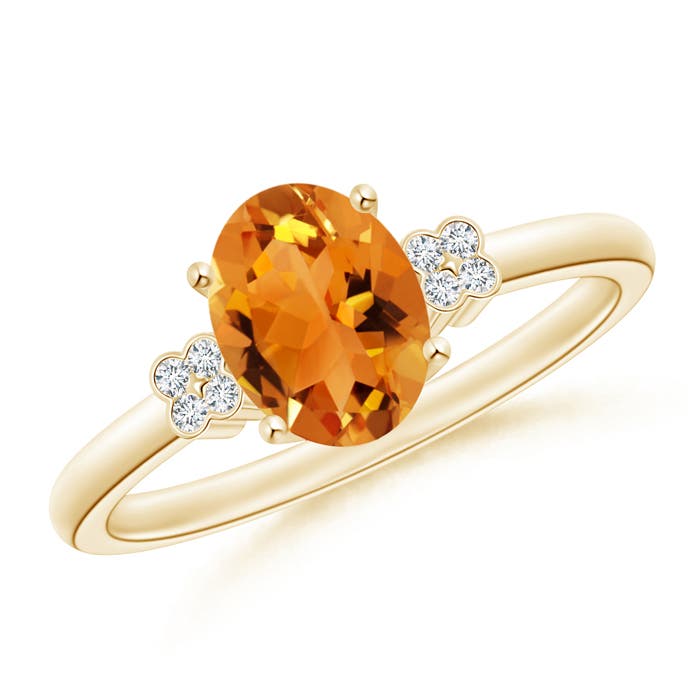 AAA - Citrine / 1.15 CT / 14 KT Yellow Gold