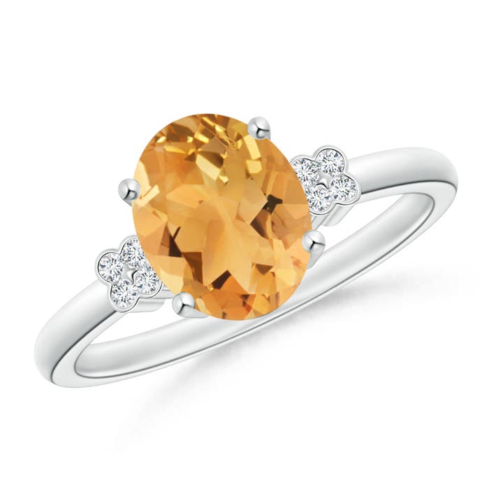 A - Citrine / 1.71 CT / 14 KT White Gold