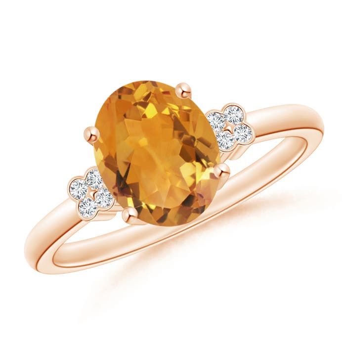 AA - Citrine / 1.71 CT / 14 KT Rose Gold