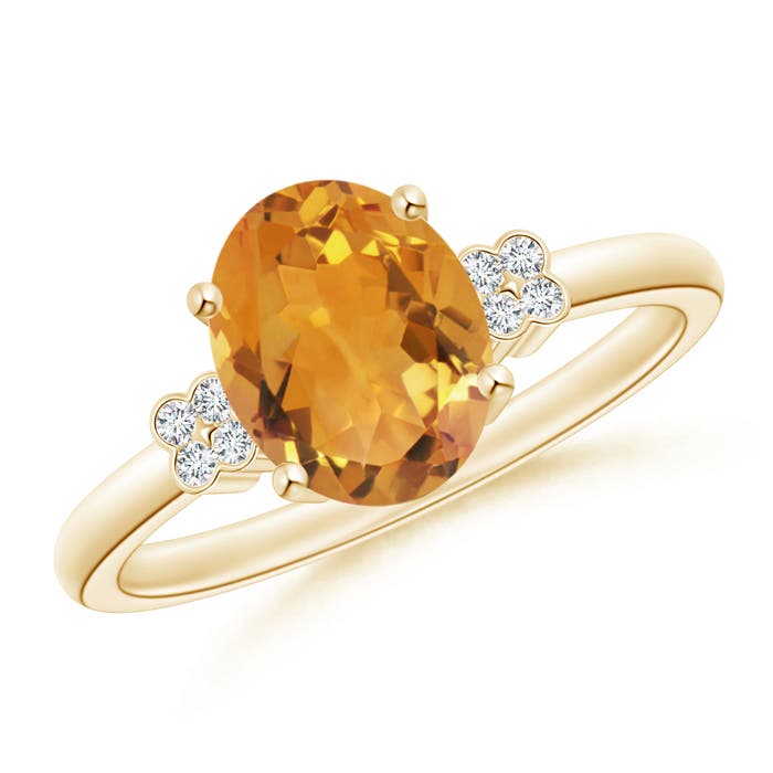 AA - Citrine / 1.71 CT / 14 KT Yellow Gold