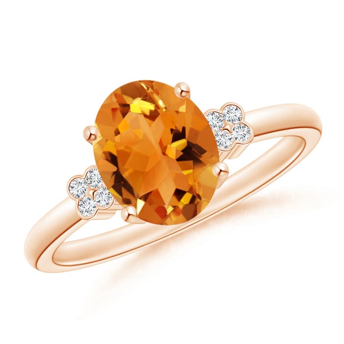 AAA - Citrine / 1.71 CT / 14 KT Rose Gold