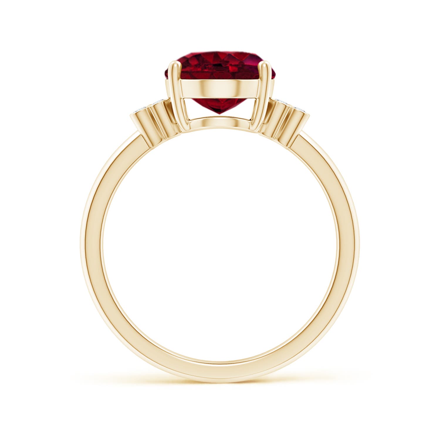 AA - Garnet / 3.03 CT / 14 KT Yellow Gold