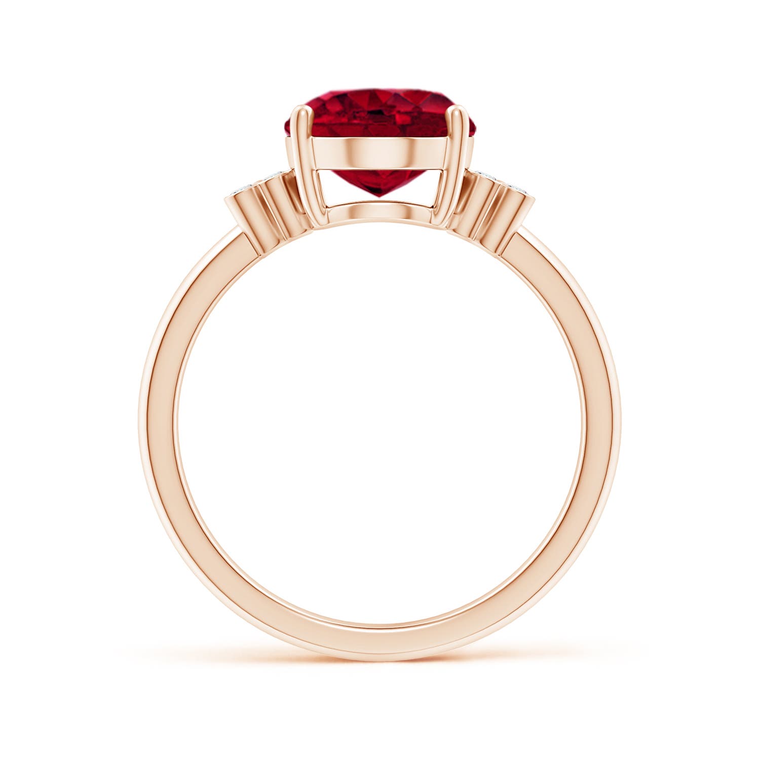 AAA - Garnet / 3.03 CT / 14 KT Rose Gold