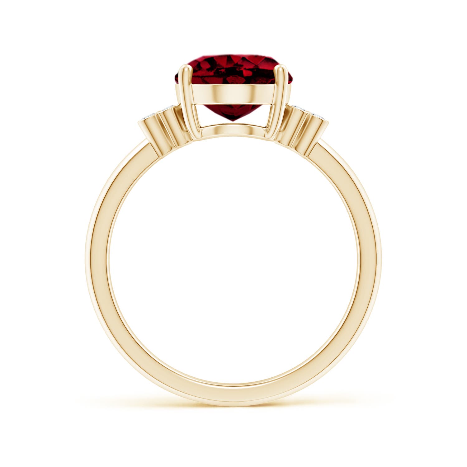 AAAA - Garnet / 3.03 CT / 14 KT Yellow Gold