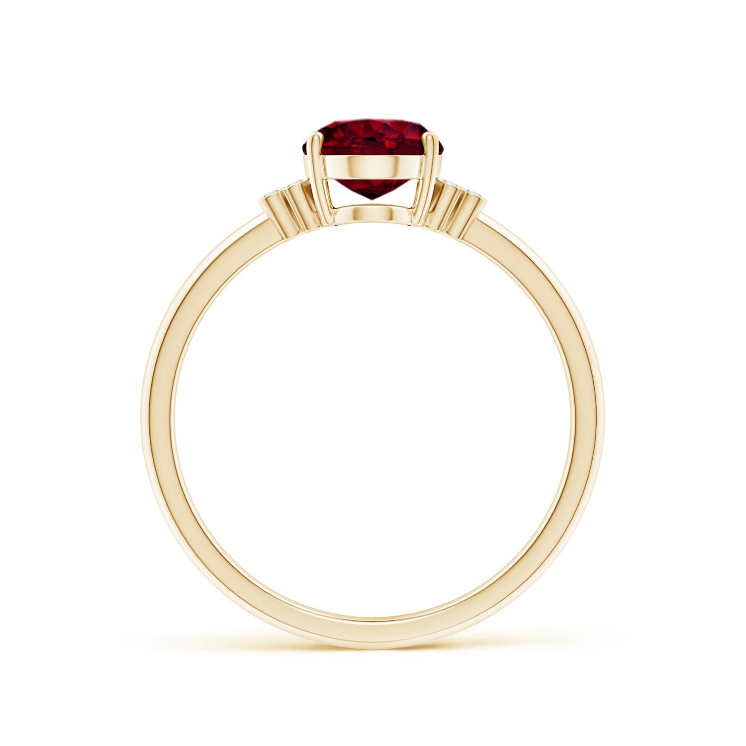 A - Garnet / 1.5 CT / 14 KT Yellow Gold