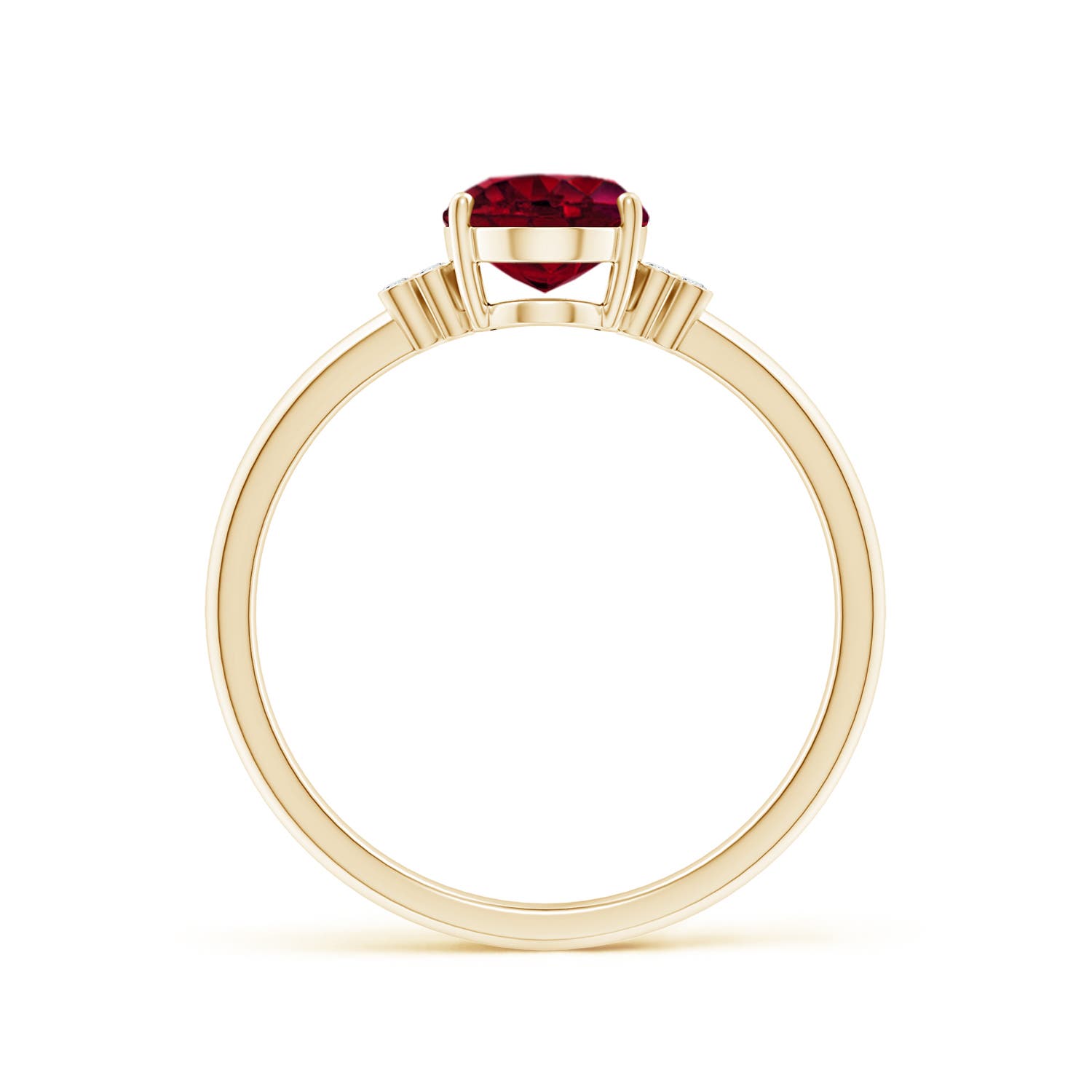 AA - Garnet / 1.5 CT / 14 KT Yellow Gold