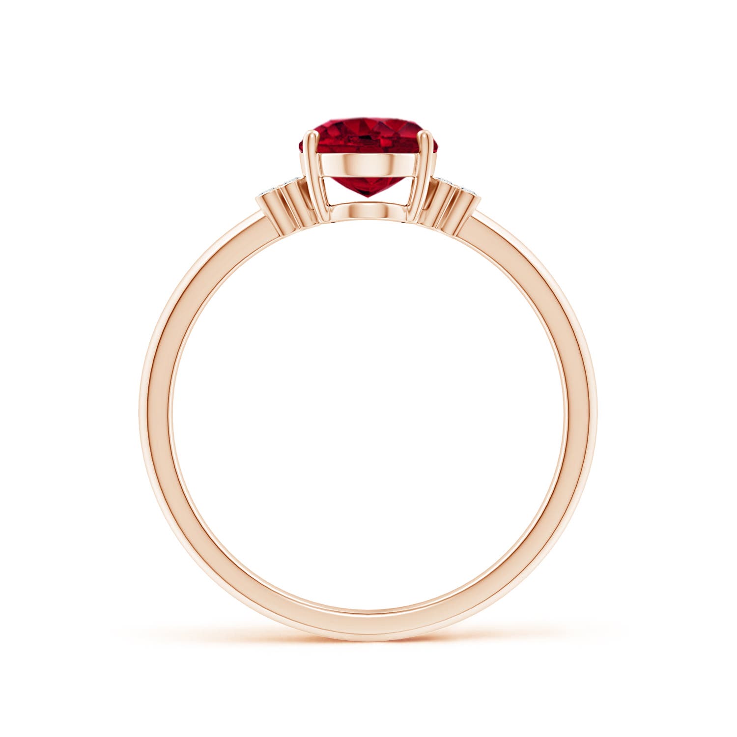 AAA - Garnet / 1.5 CT / 14 KT Rose Gold