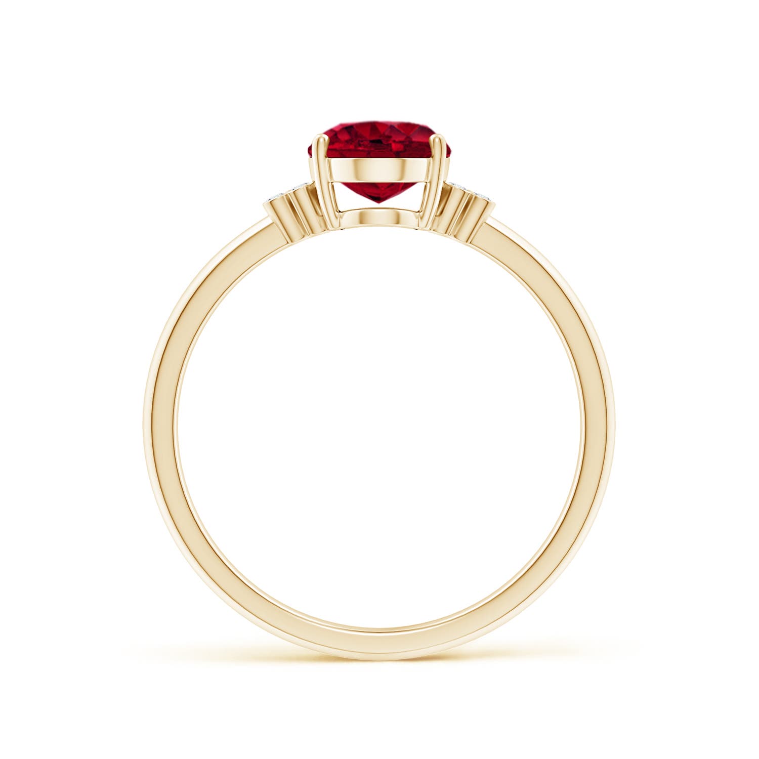 AAA - Garnet / 1.5 CT / 14 KT Yellow Gold