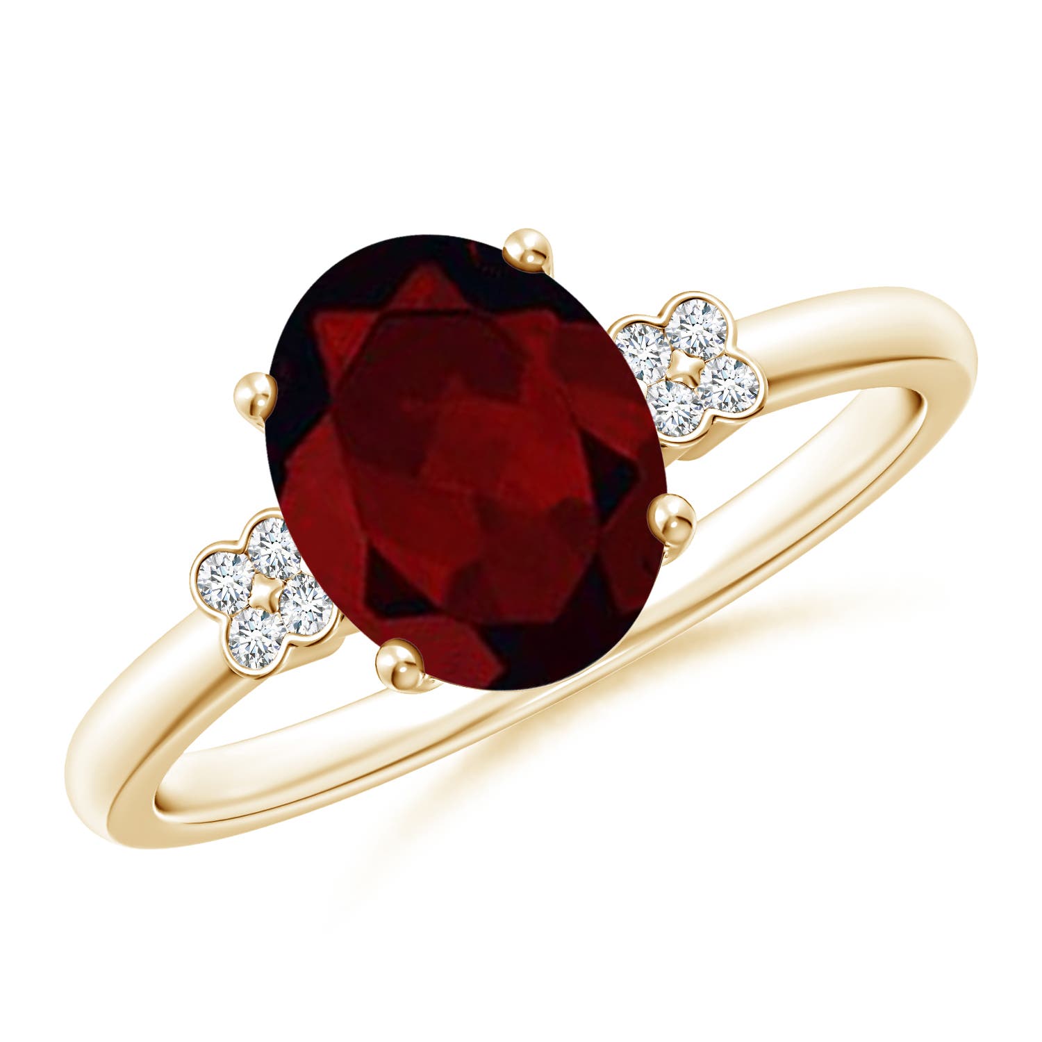 A - Garnet / 2.06 CT / 14 KT Yellow Gold