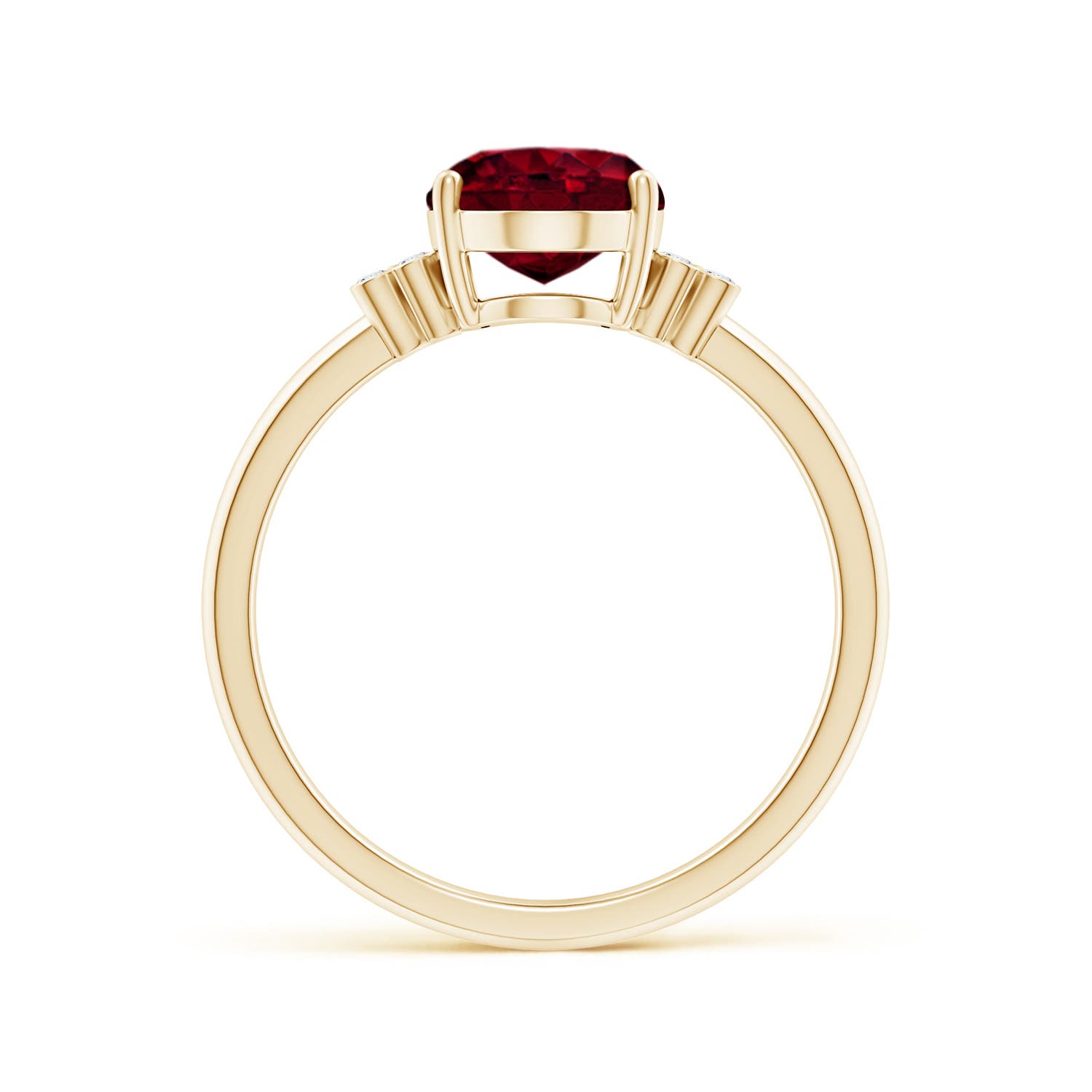 A - Garnet / 2.06 CT / 14 KT Yellow Gold