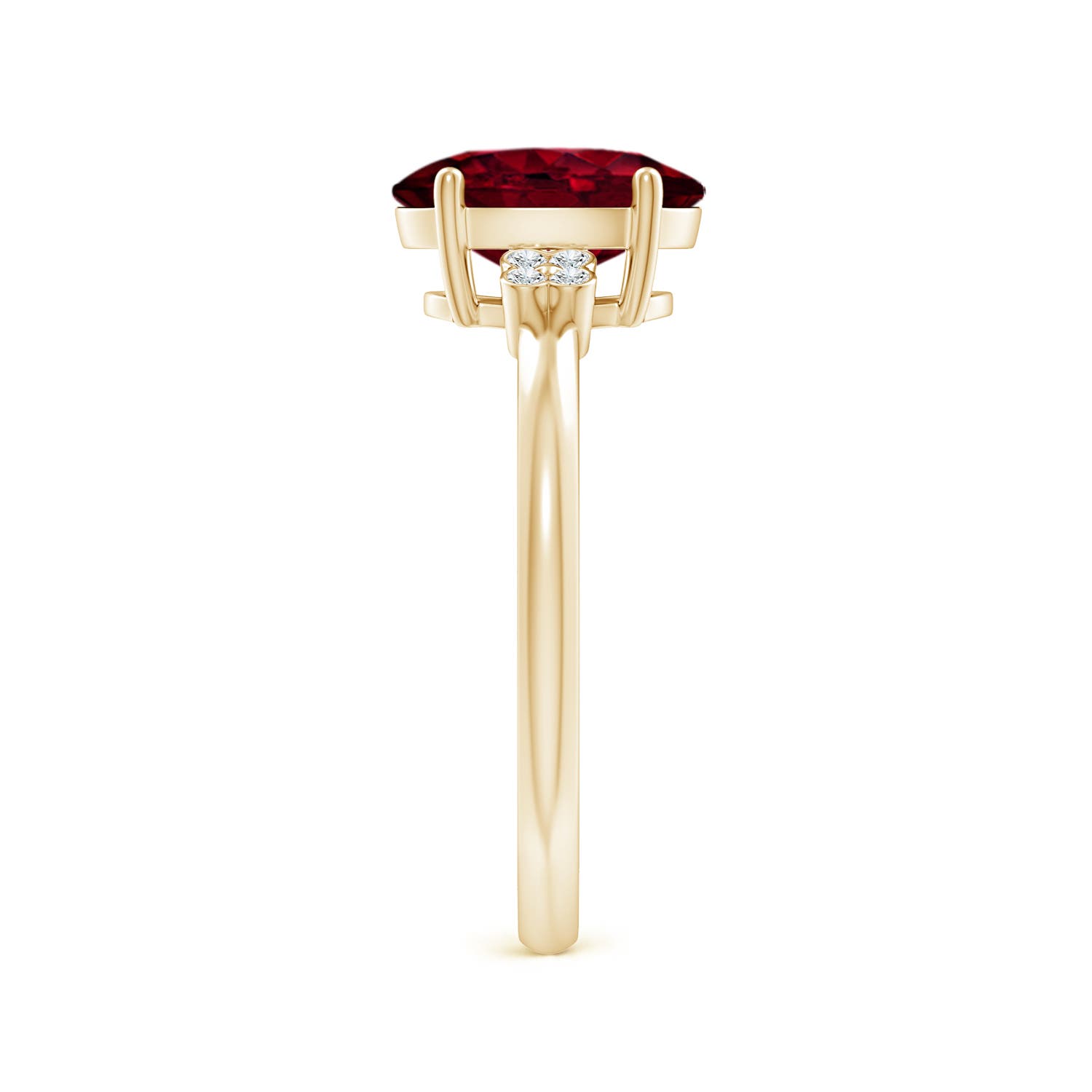 A - Garnet / 2.06 CT / 14 KT Yellow Gold